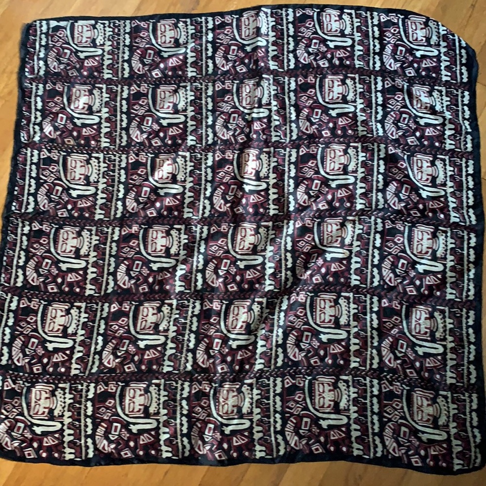 Vintage Thousand Villages Tribal Scarf